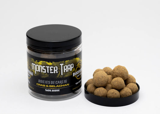 MONSTER TRAP HOOK BOILIES – HARD OR SOLUBLE